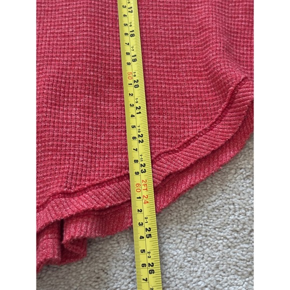 We The Free Blossom Thermal Waffle Knit Boho Balloon Sleeve Top - Picture 9 of 9